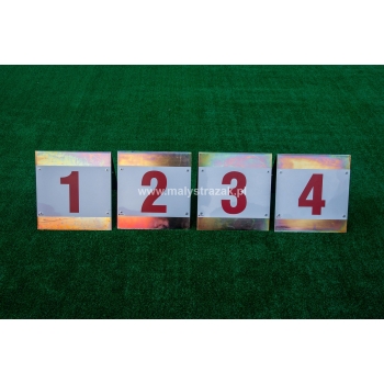 Tabliczki informacyjne – strefy zmian 4 szt